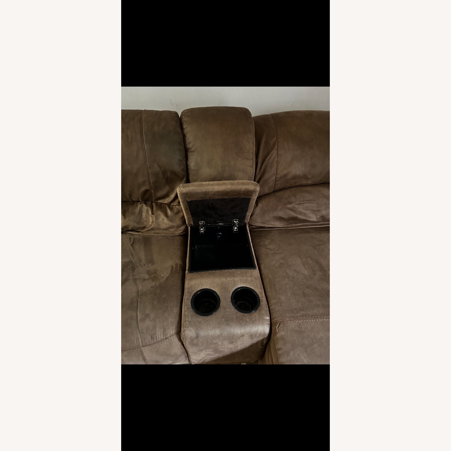 Jordan's Huge Sectional with Power Recliners and Chargers - image-5