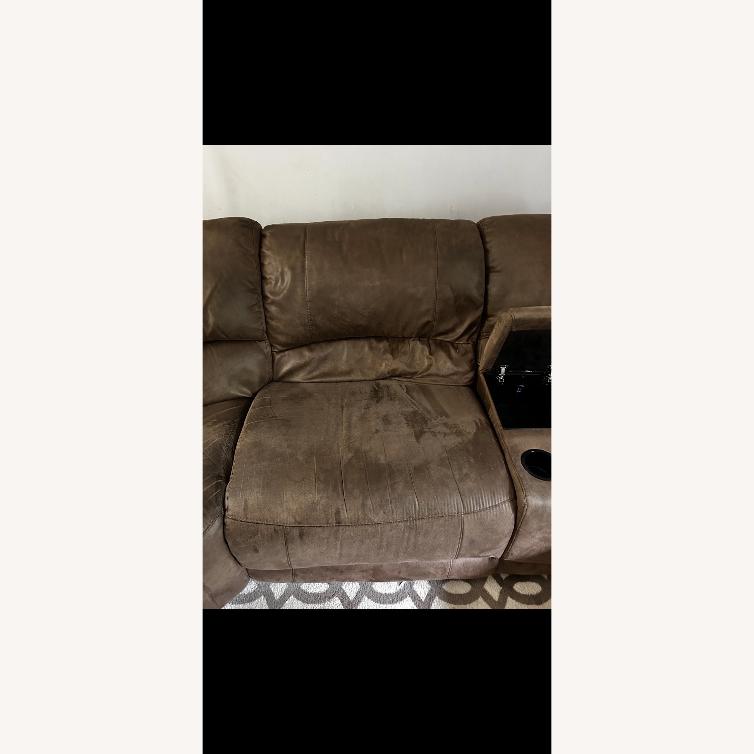 Jordan's Huge Sectional with Power Recliners and Chargers - image-6