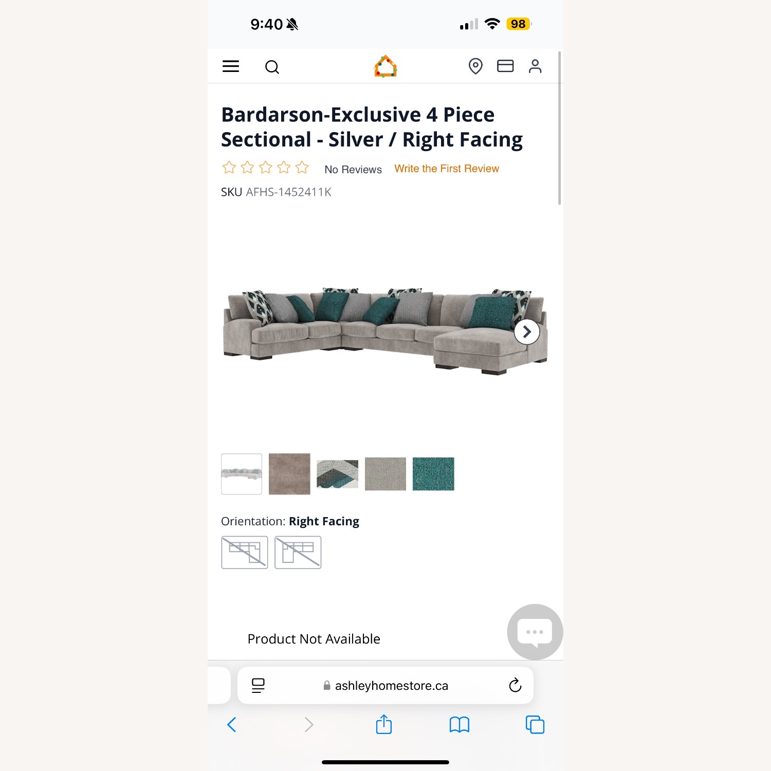 Ashley Bardarson 3 Piece Sectional with 2 Chaise - image-3