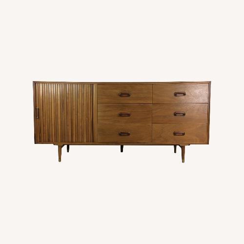 Used MidCentury Modern Lowboy Dresser with Tambour Door for sale on AptDeco