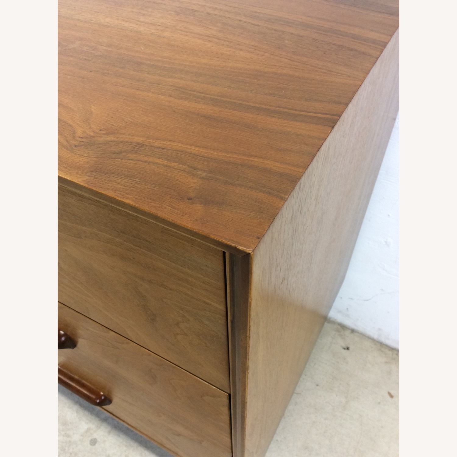 MidCentury Modern Lowboy Dresser with Tambour Door - image-7
