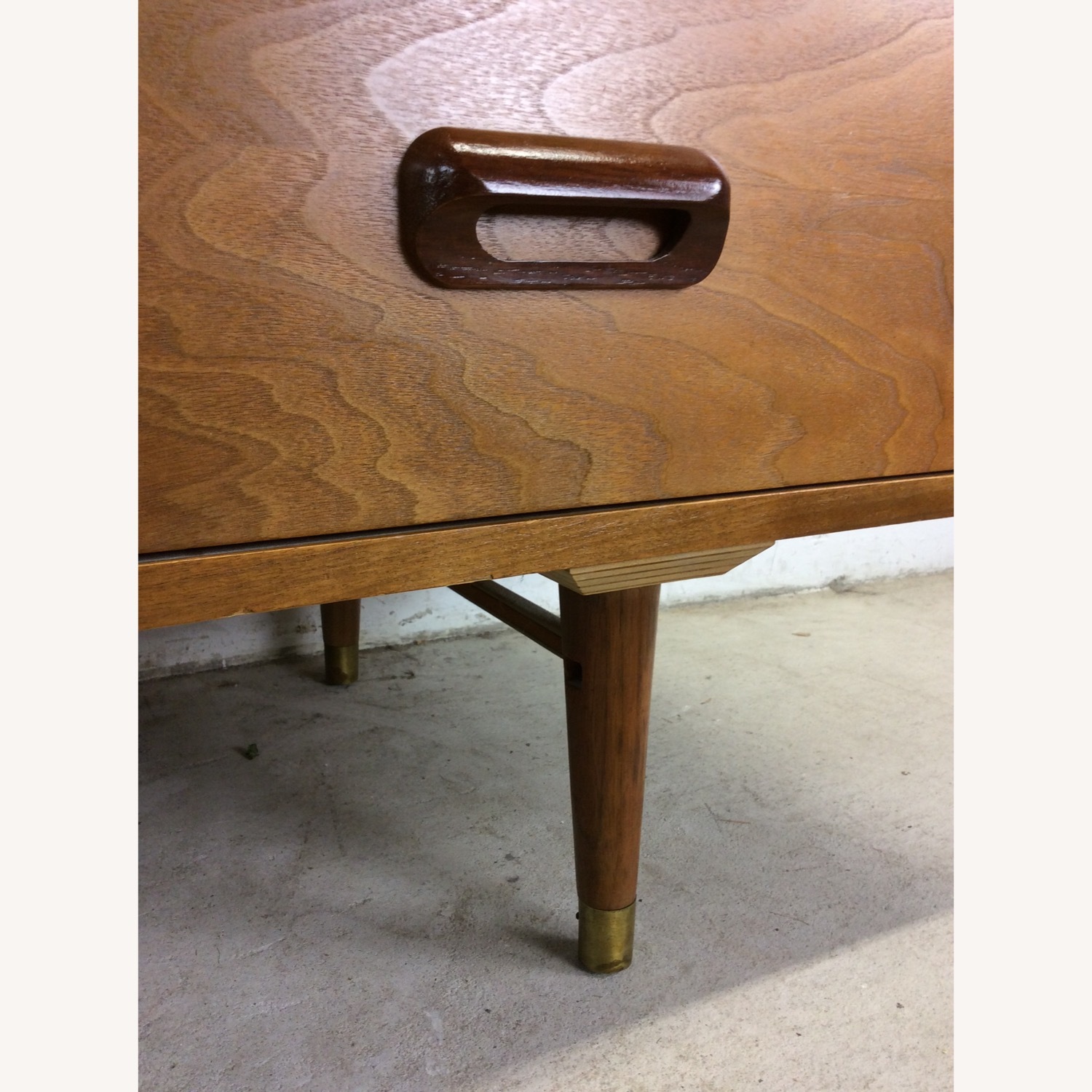 MidCentury Modern Lowboy Dresser with Tambour Door - image-12