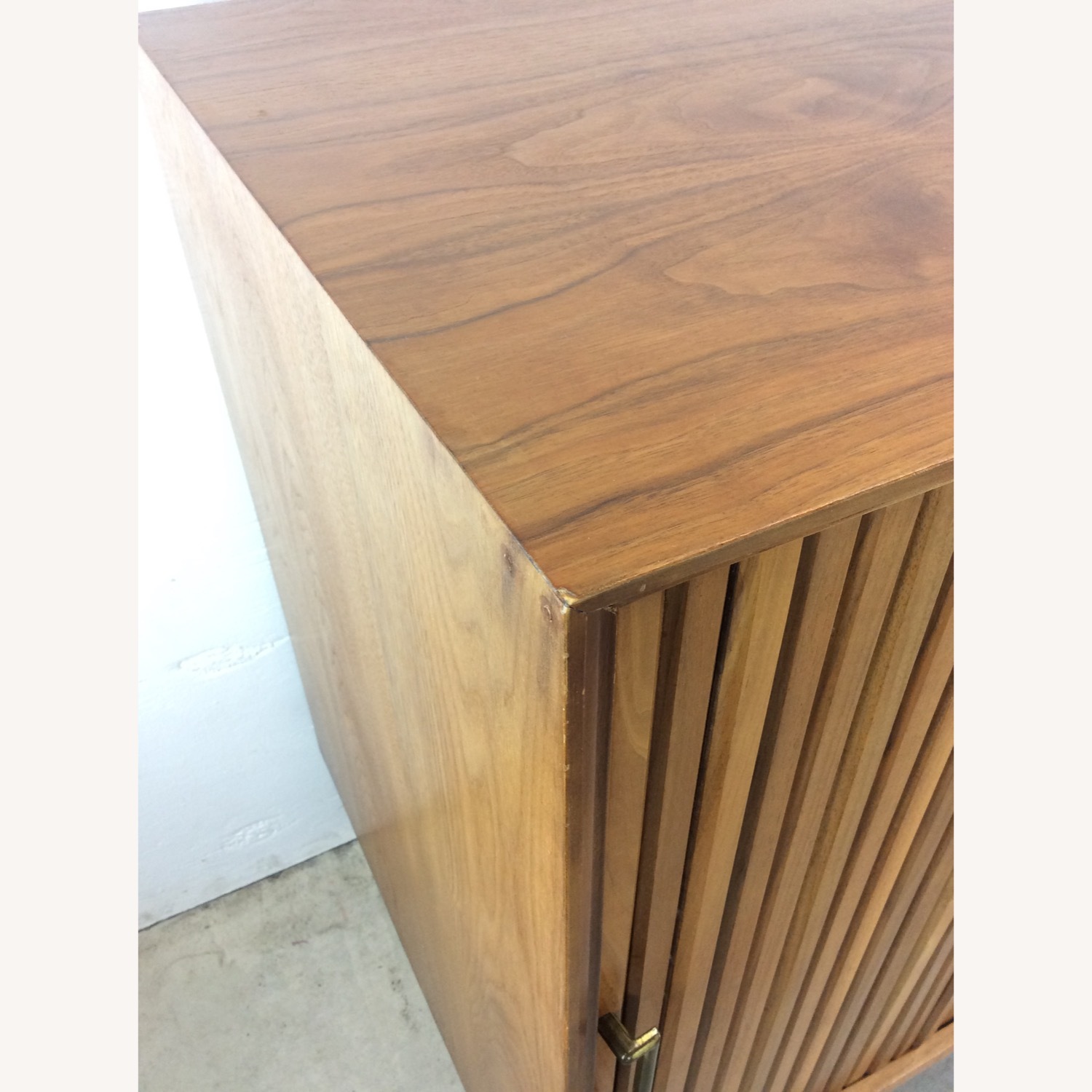 MidCentury Modern Lowboy Dresser with Tambour Door - image-6