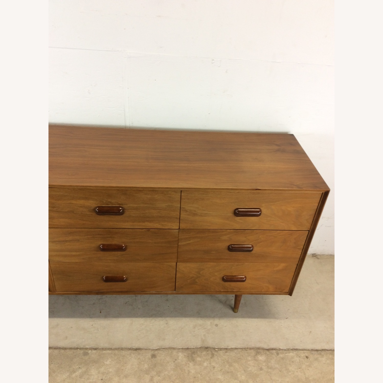 MidCentury Modern Lowboy Dresser with Tambour Door - image-5