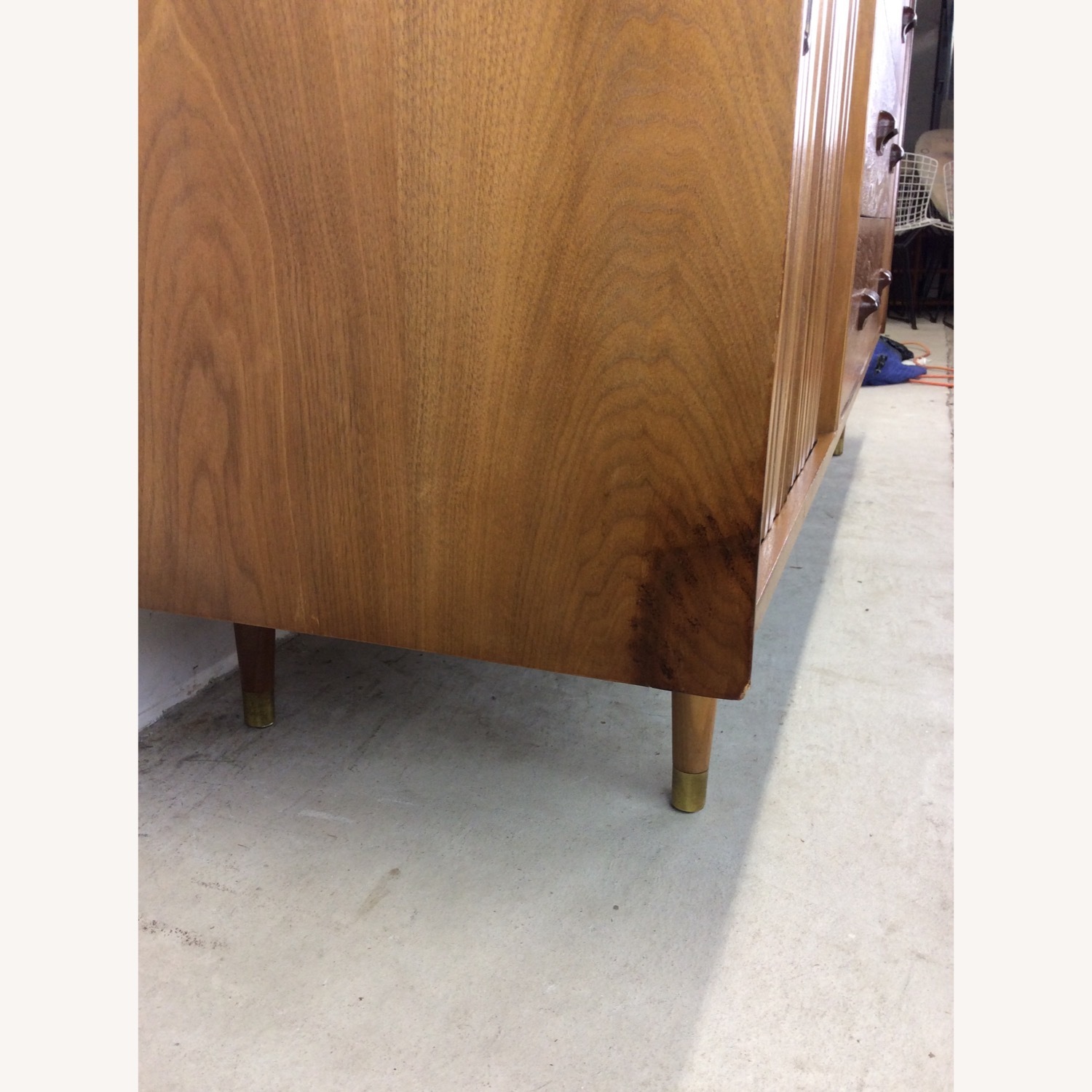 MidCentury Modern Lowboy Dresser with Tambour Door - image-16