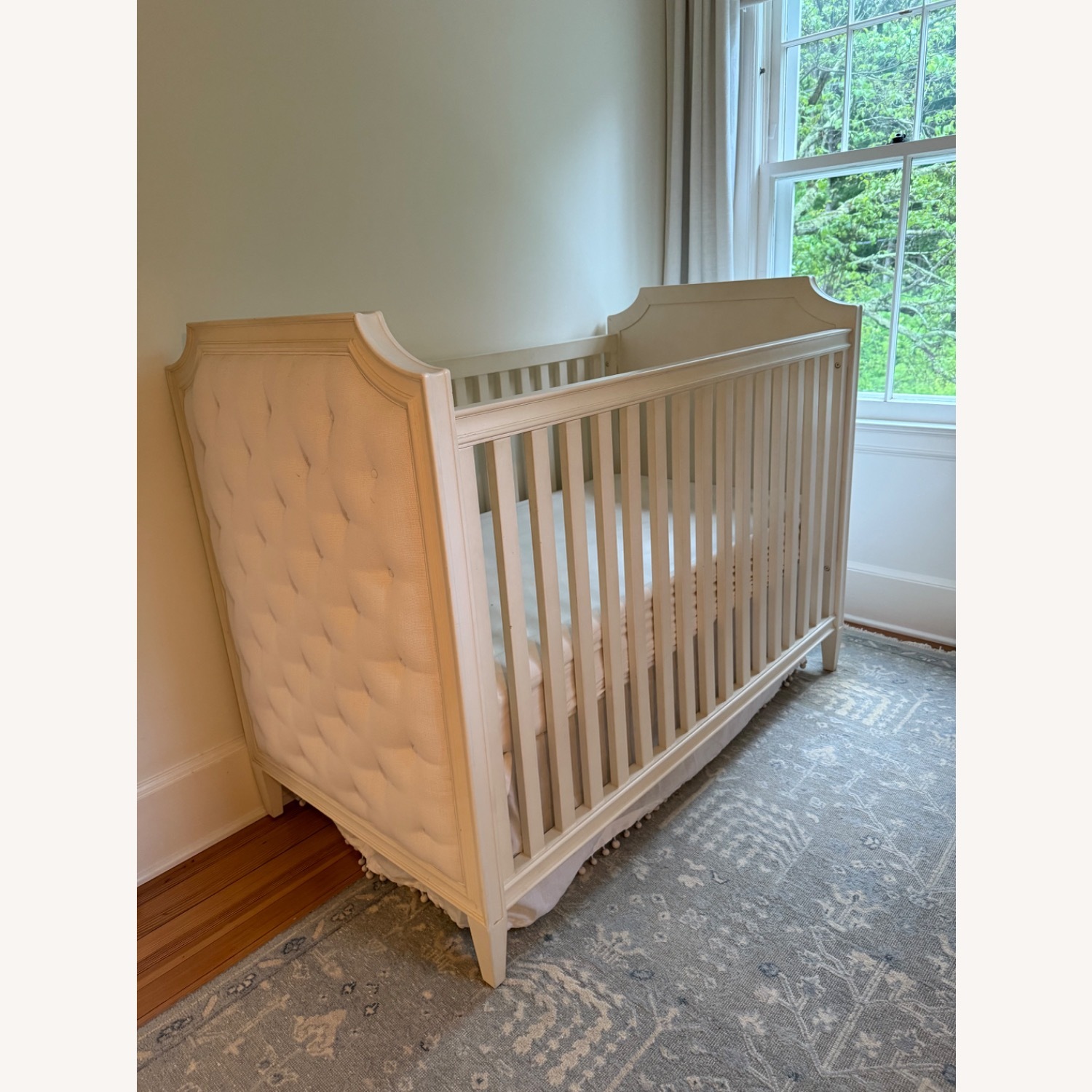 Restoration Hardware Marcelle Upholstered Crib - image-1