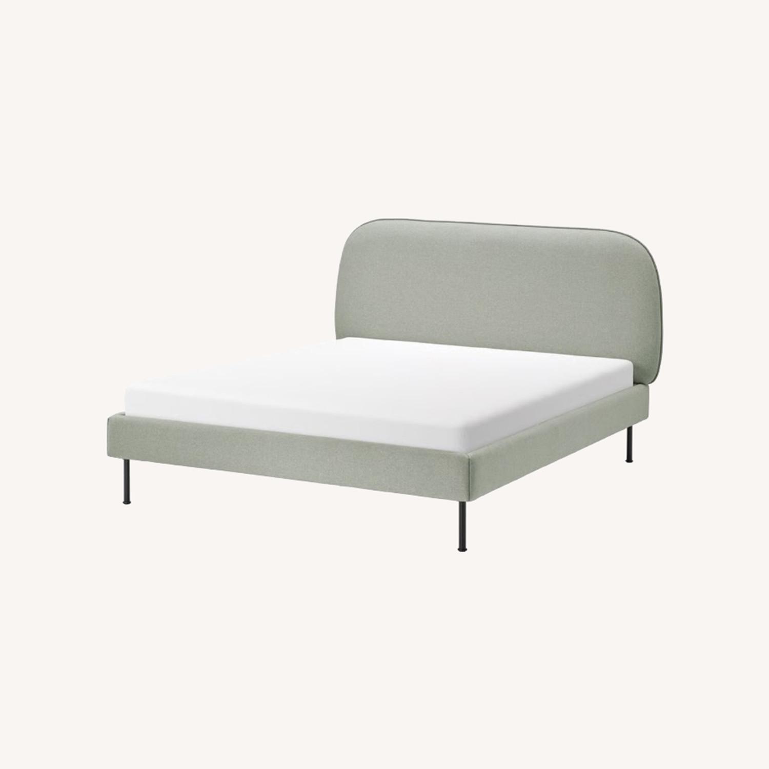 IKEA VADHEIM Beframe with Wooden Legs Full Size - image-0