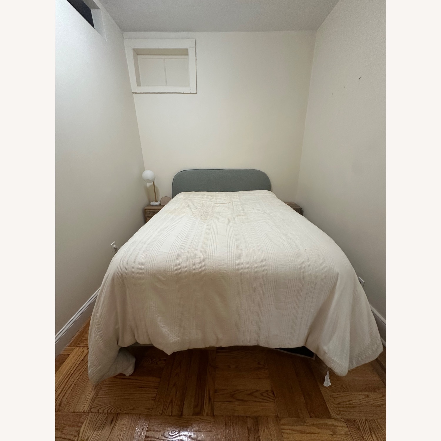 IKEA VADHEIM Beframe with Wooden Legs Full Size - image-1