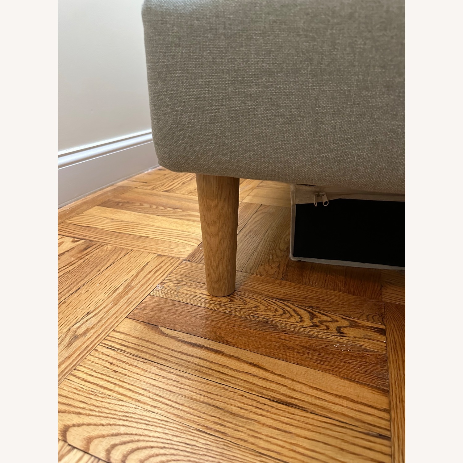 IKEA VADHEIM Beframe with Wooden Legs Full Size - image-3