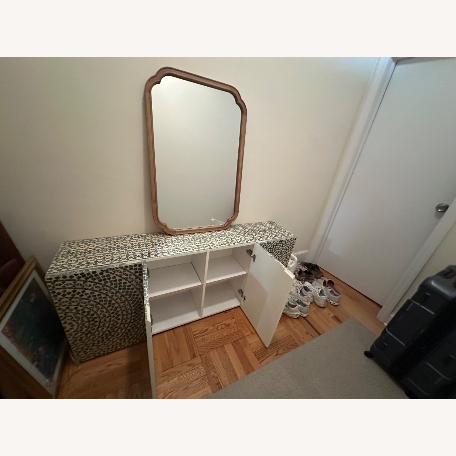  Blue and White Mosaic Entryway Piece - image-2