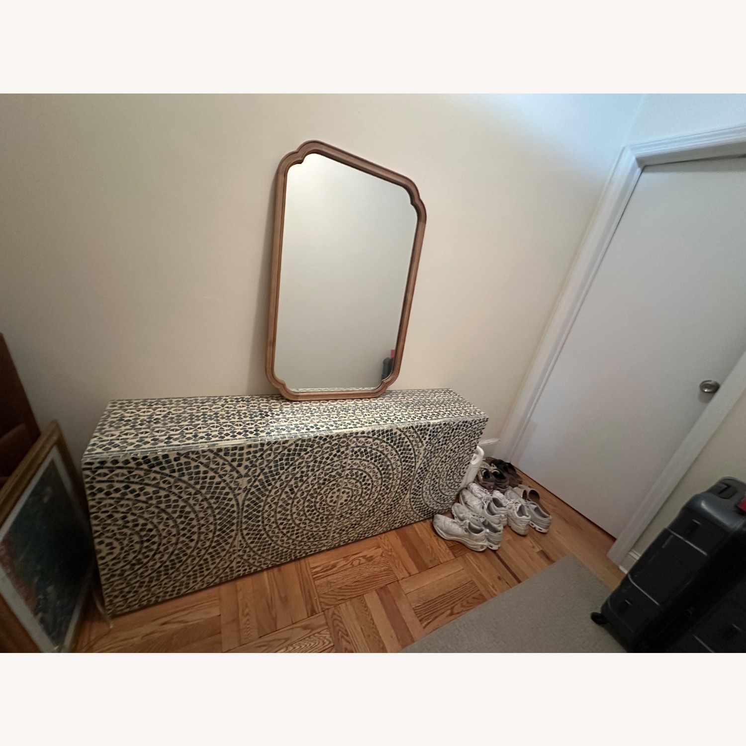  Blue and White Mosaic Entryway Piece - image-1
