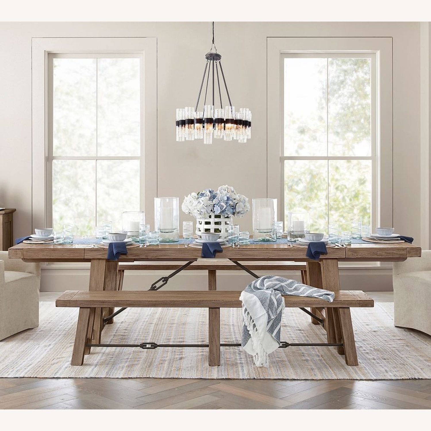 Pottery Barn Benchwright Dining Table - image-4