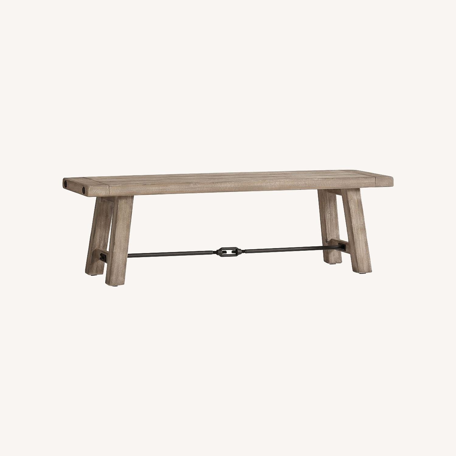 Pottery Barn Benchwright Dining Bench Seadrift - image-0