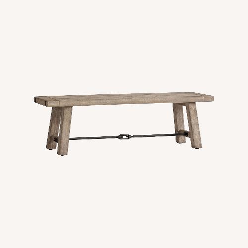 Used Pottery Barn Benchwright Dining Bench Seadrift  for sale on AptDeco