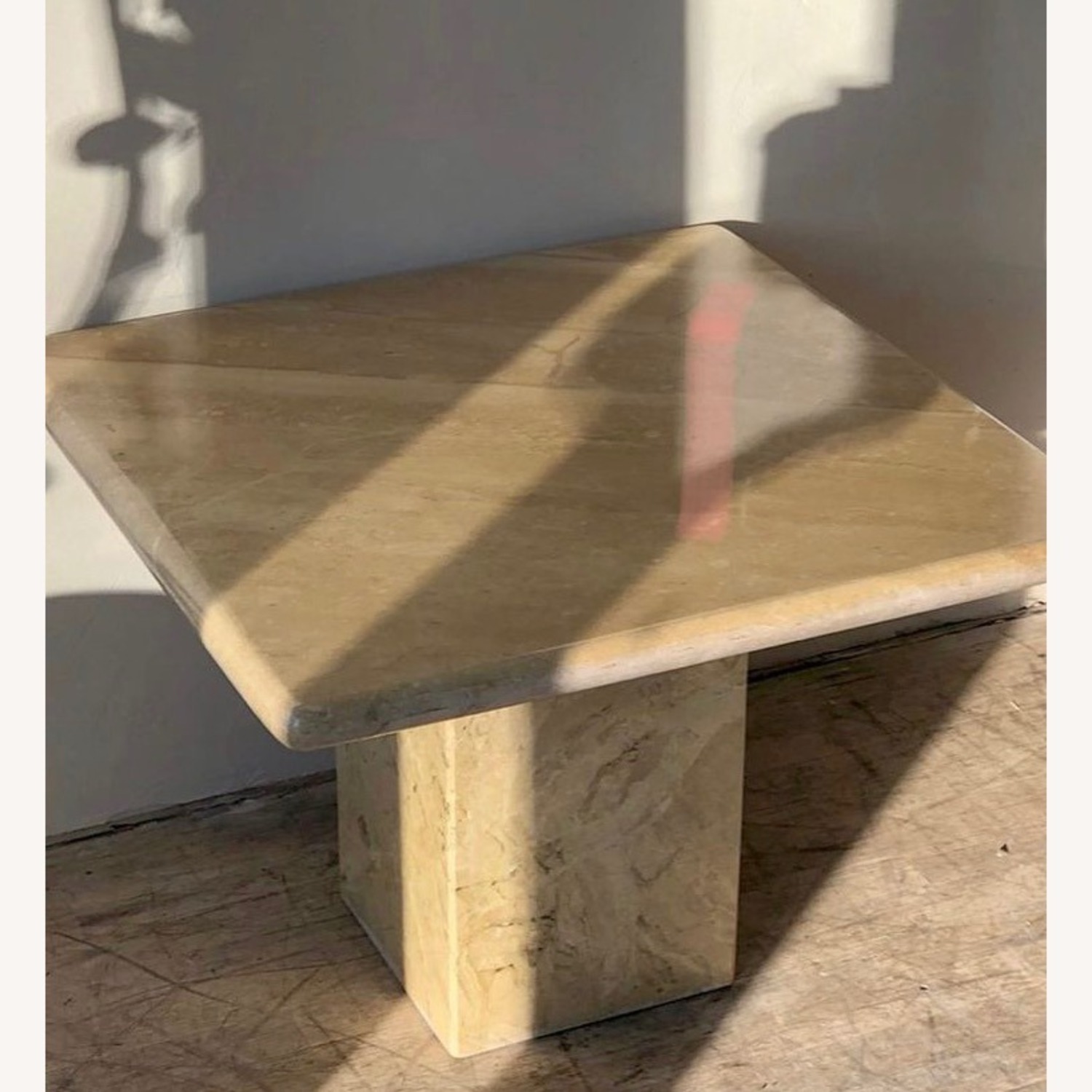 Vintage Marble Side Table - image-2