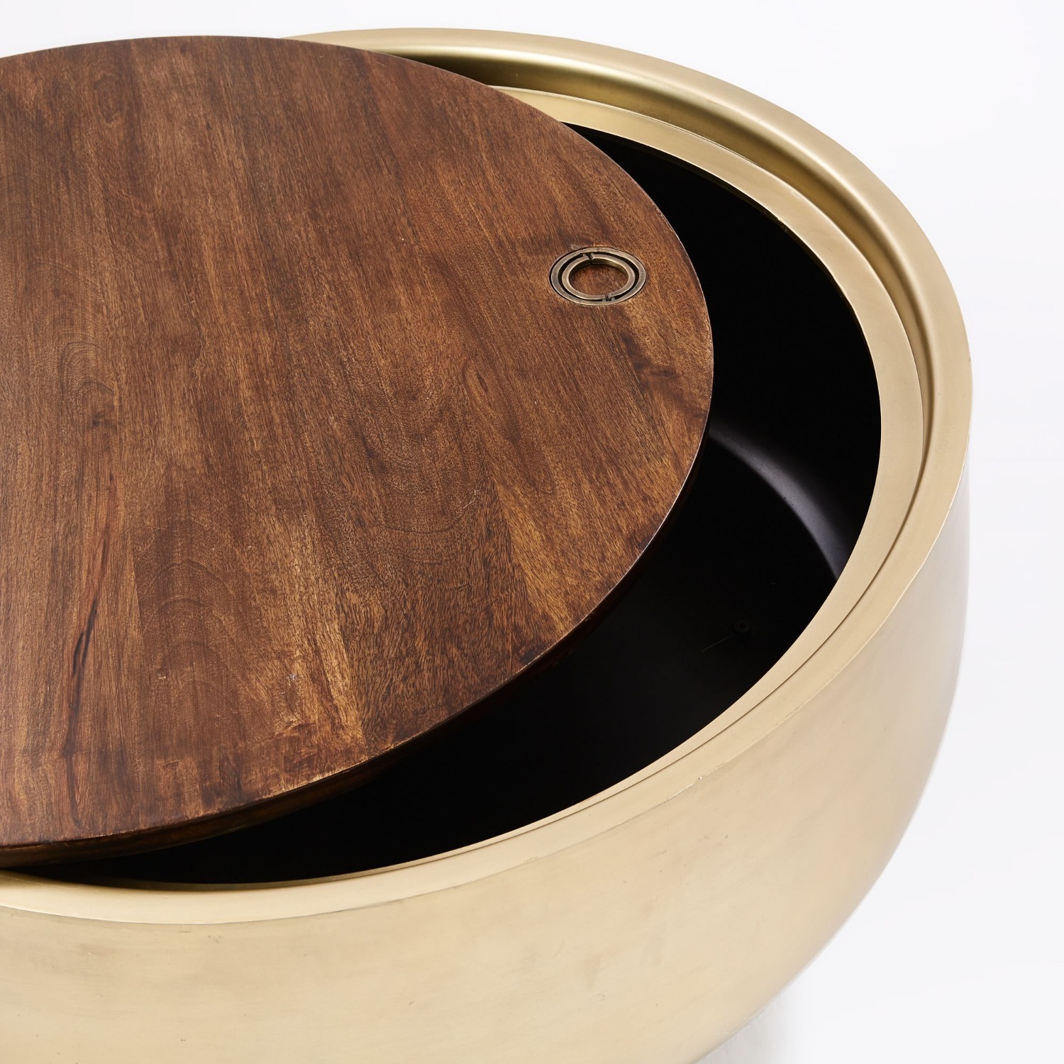 West Elm Drum Storage Coffee Table - image-4