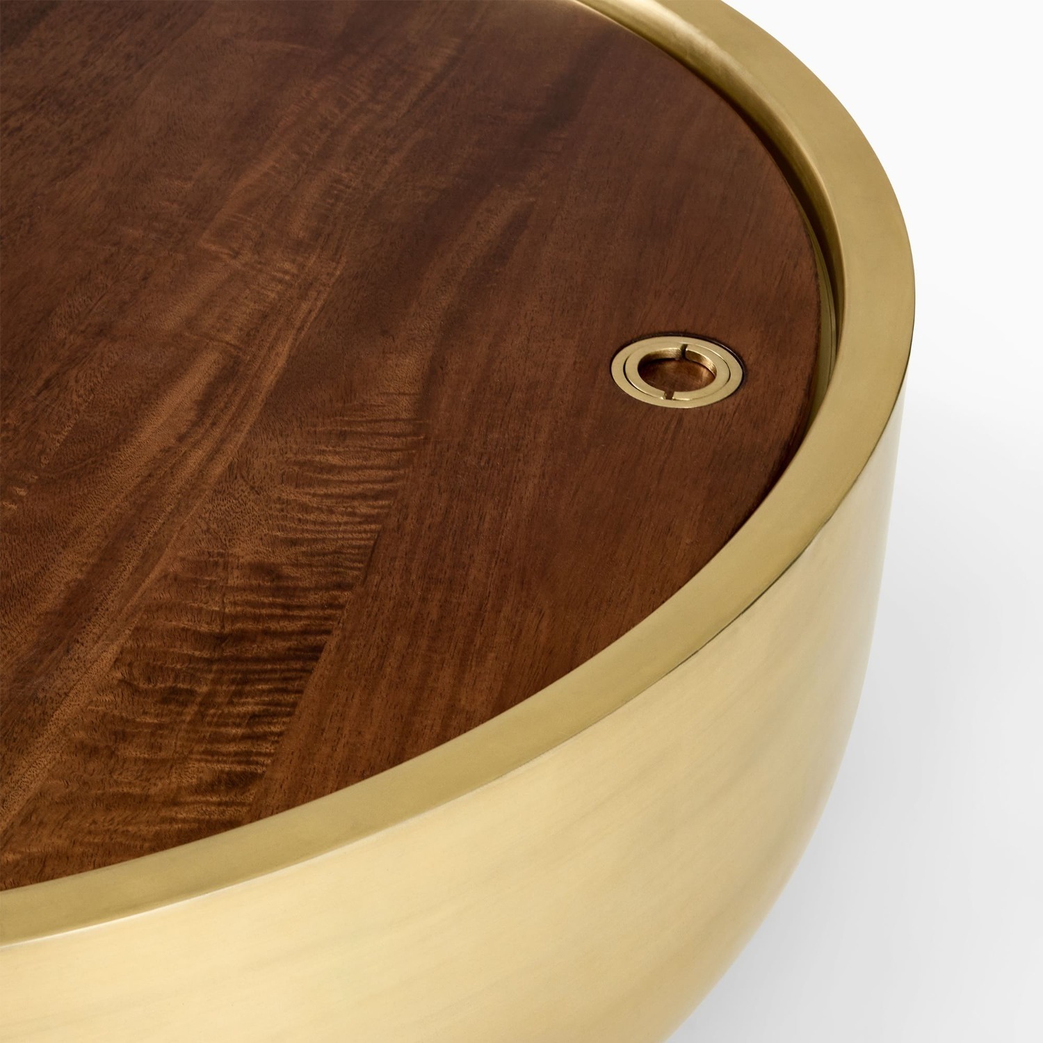 West Elm Drum Storage Coffee Table - image-2