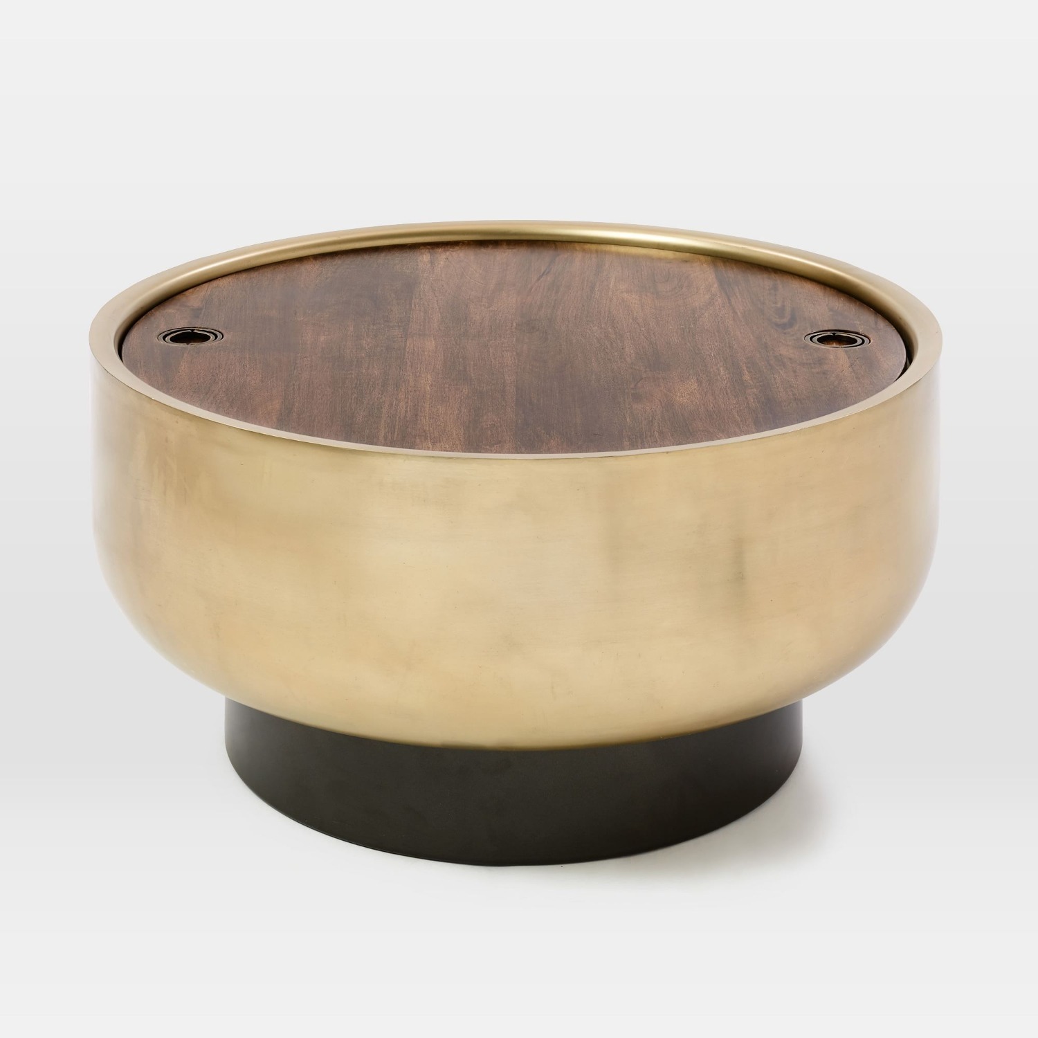 West Elm Drum Storage Coffee Table - image-1