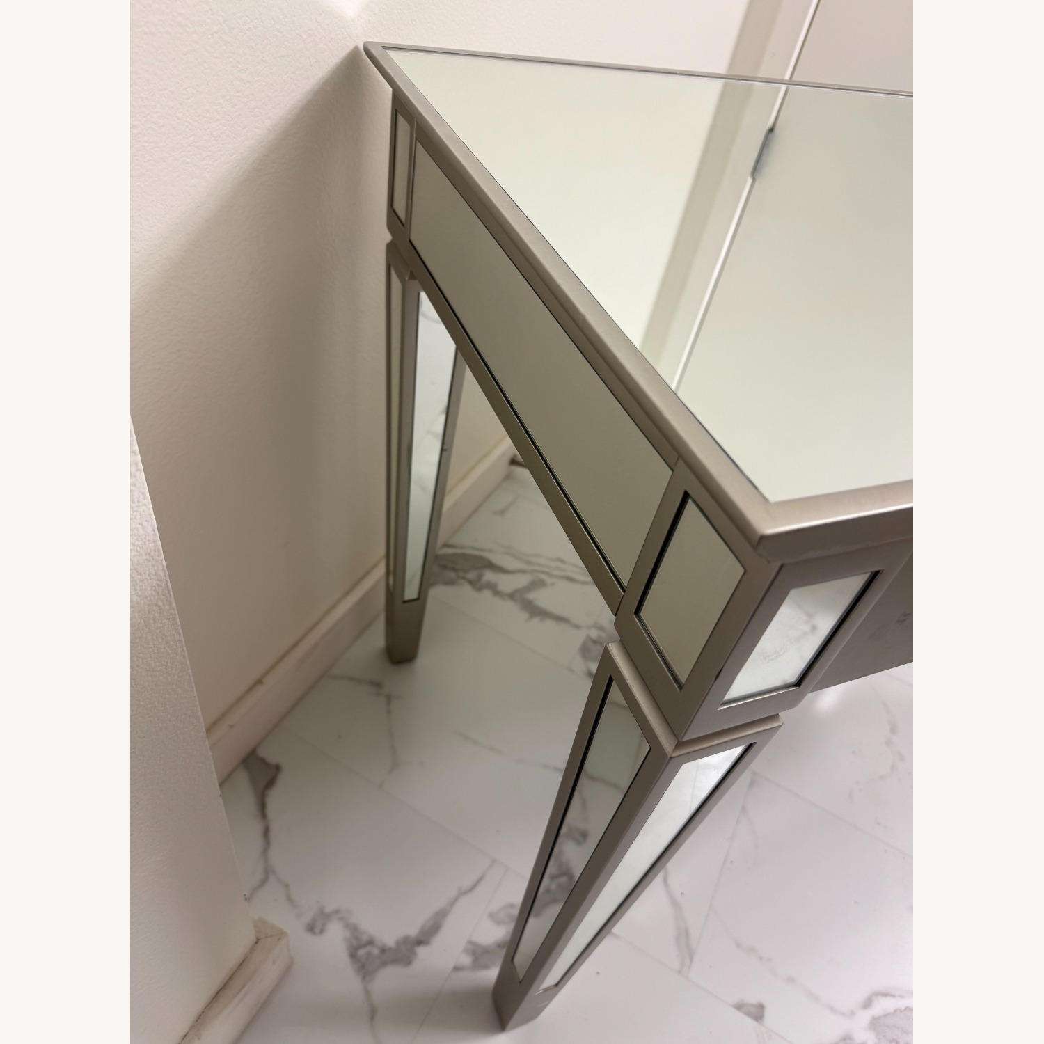 Pottery Barn Park Mirrored Desk - image-4