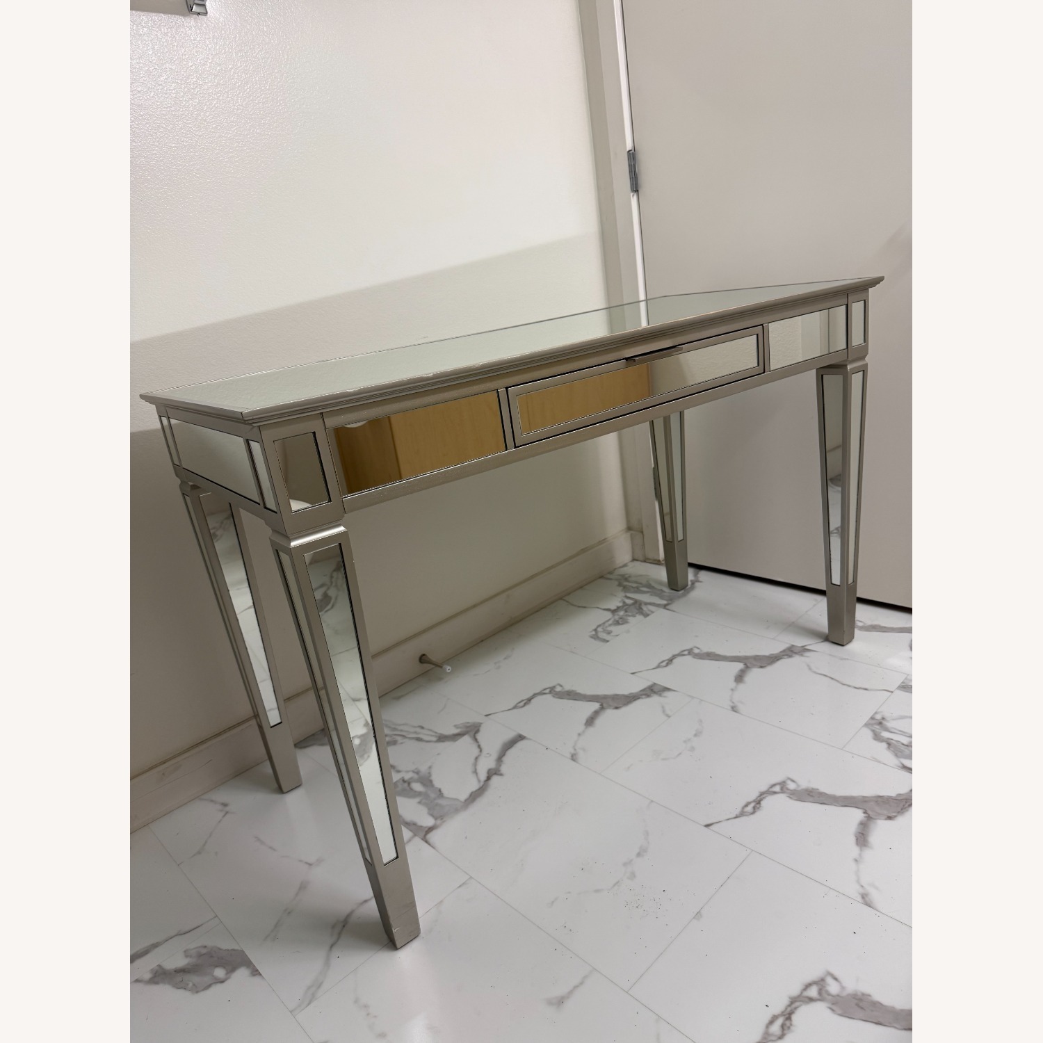 Pottery Barn Park Mirrored Desk - image-1