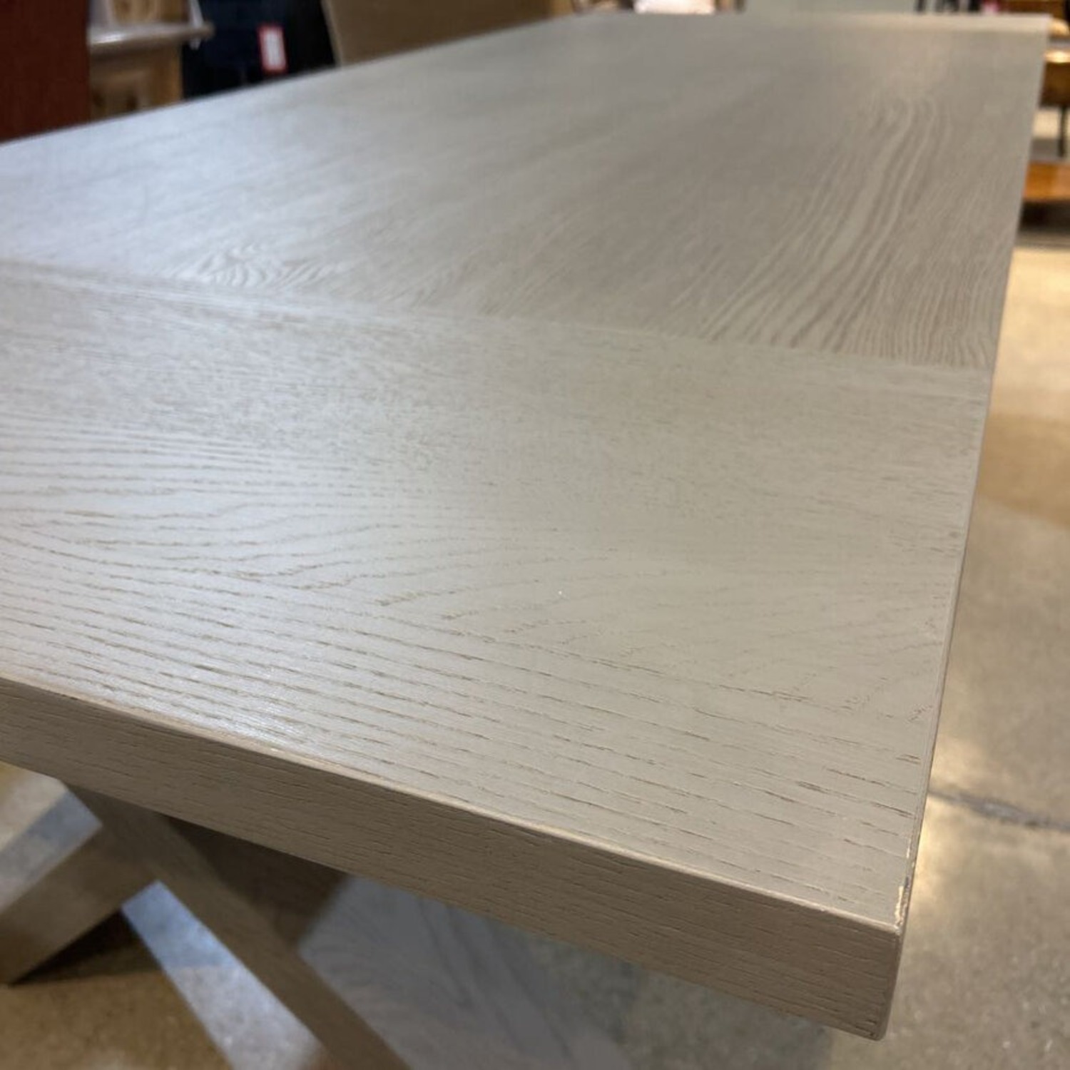 West Elm Holmes Dining Table Warm Gray  - image-4