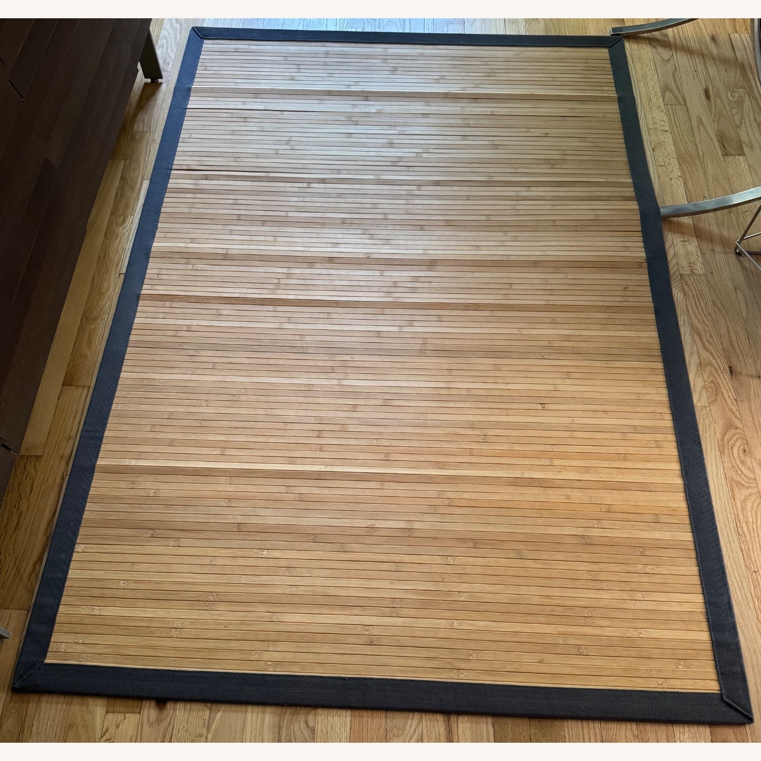 Crate and Barrel Bamboo Rug - image-1
