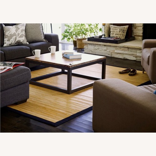 Used Crate and Barrel Bamboo Rug for sale on AptDeco