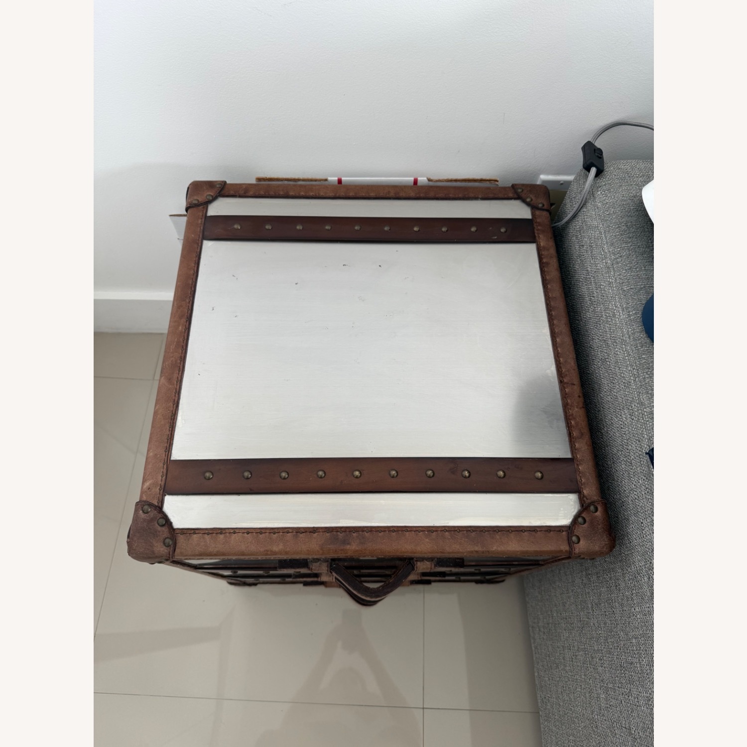 Stainless Steel Trunk with 3 Drawers - image-4