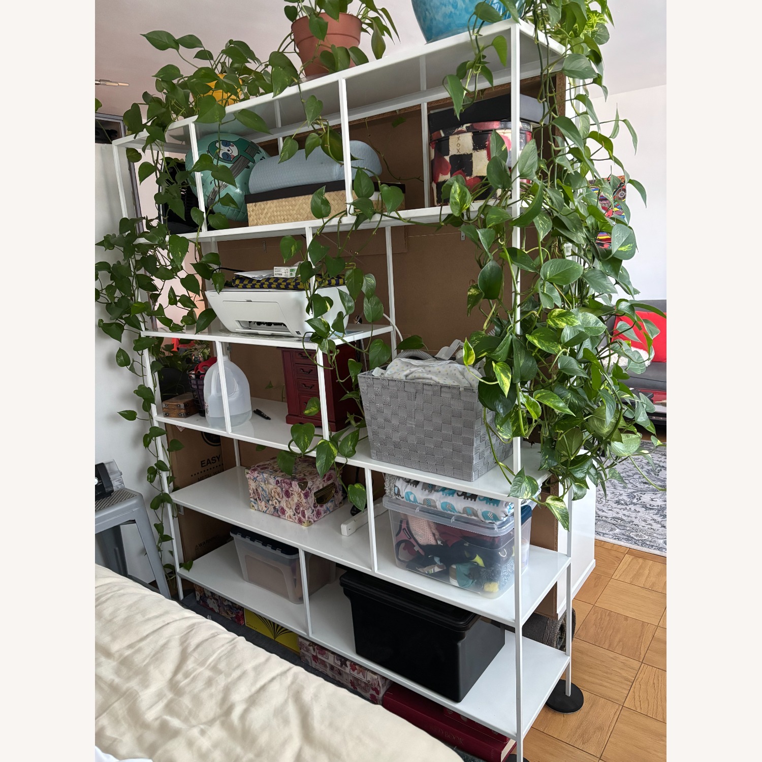 Room & Board White Forshay Bookcase/Room Divider - image-2