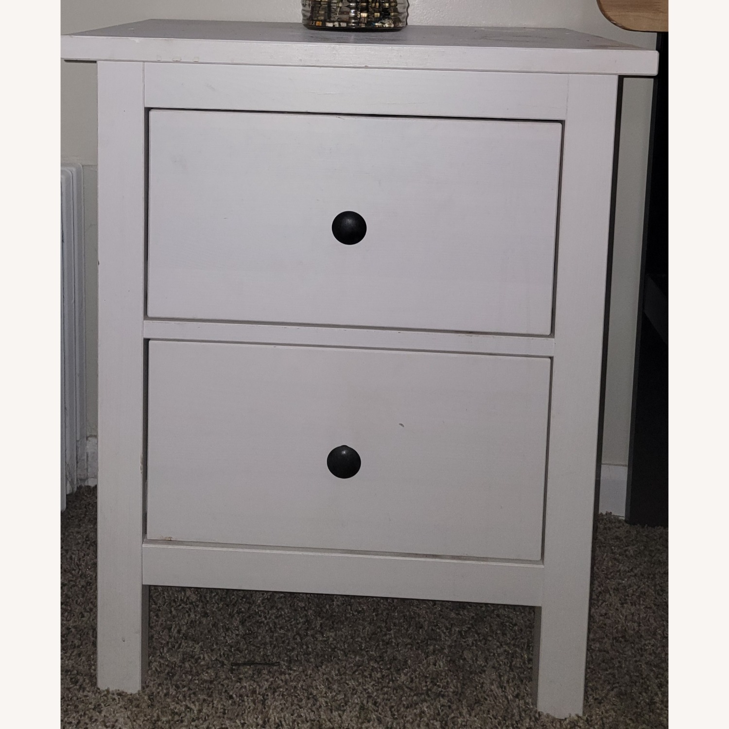 IKEA Hemnes 2 Drawer Nightstand Set - image-2