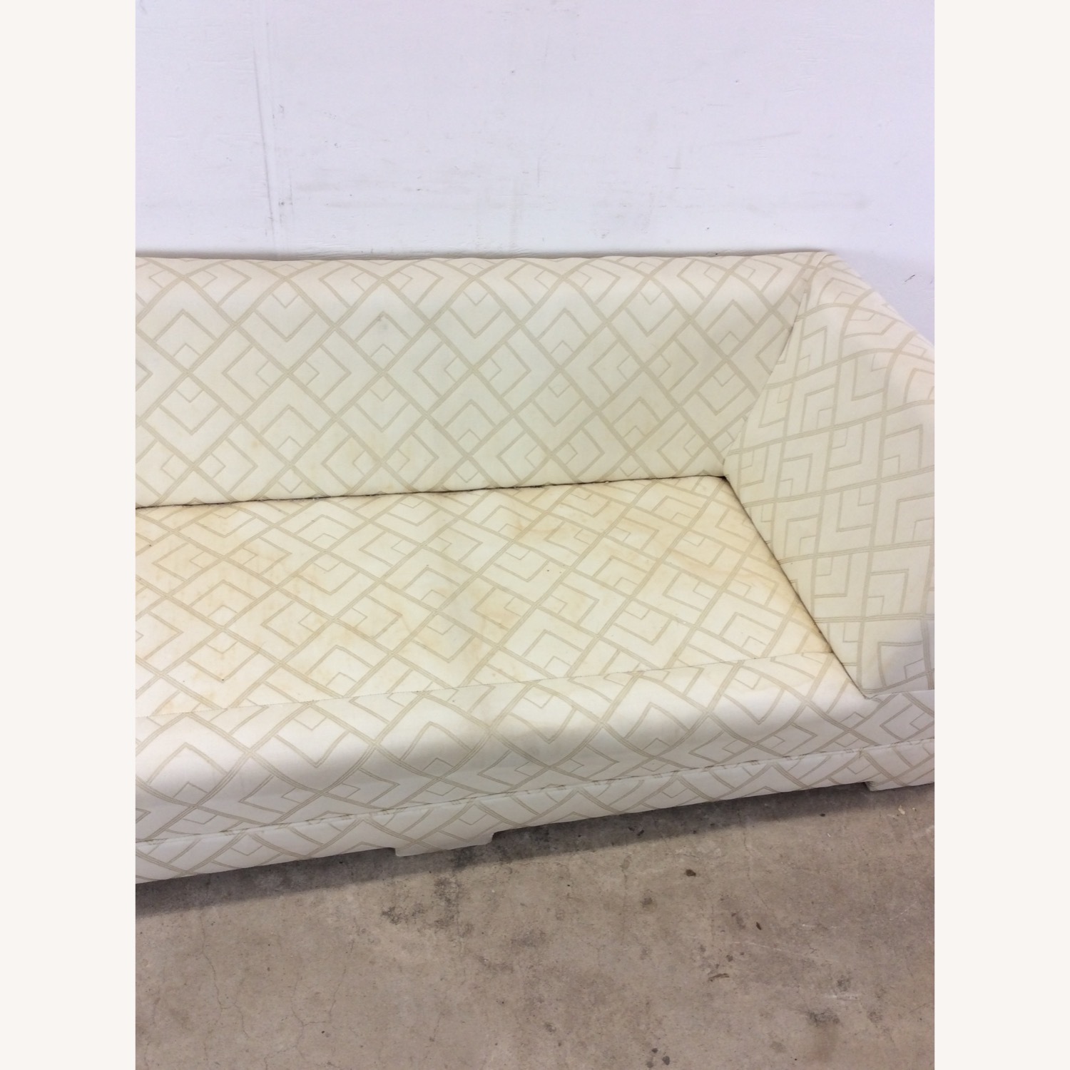 Post Modern 3 Seater Sofa with Vintage Upholstery - image-18