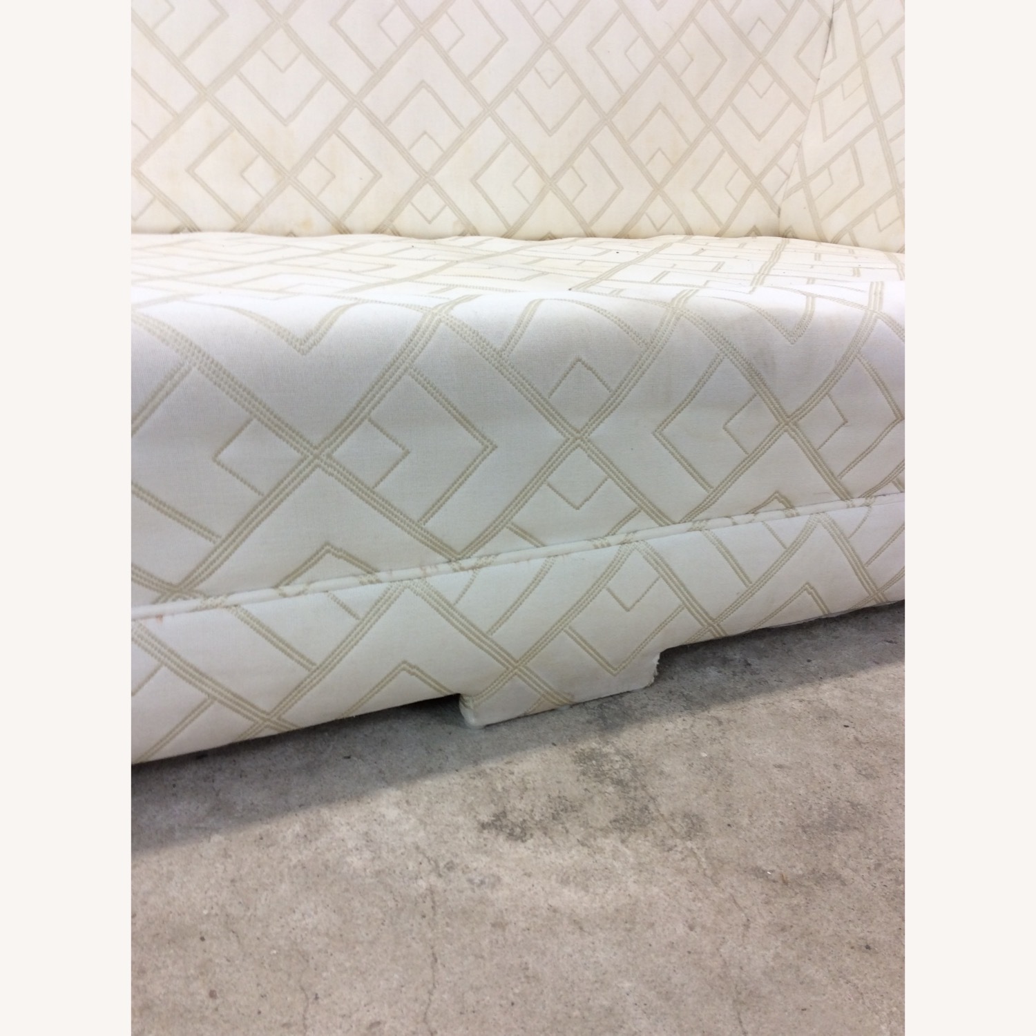 Post Modern 3 Seater Sofa with Vintage Upholstery - image-16