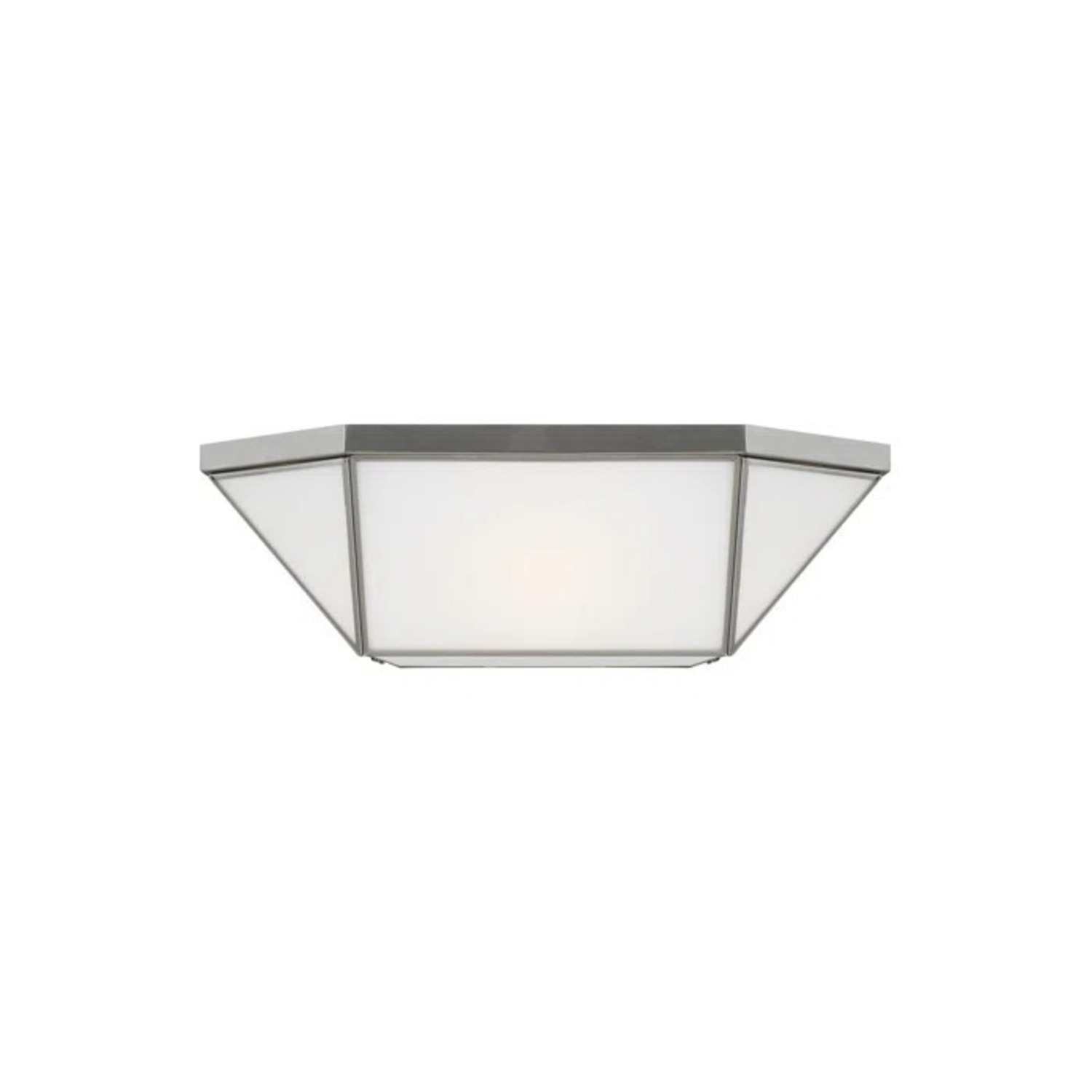 Visual Comfort Morrison Glass Flush Mount 4 Light - image-1