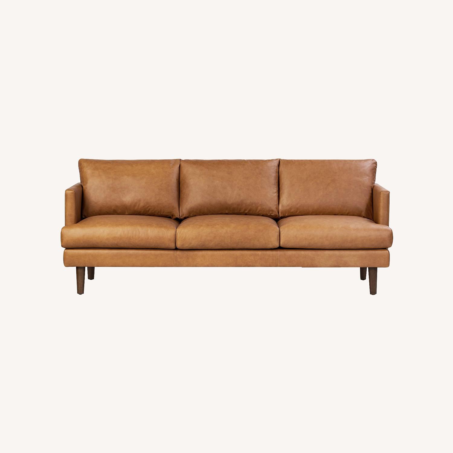 Poly & Bark Nolita Couch - Aniline Italian Leather - image-0