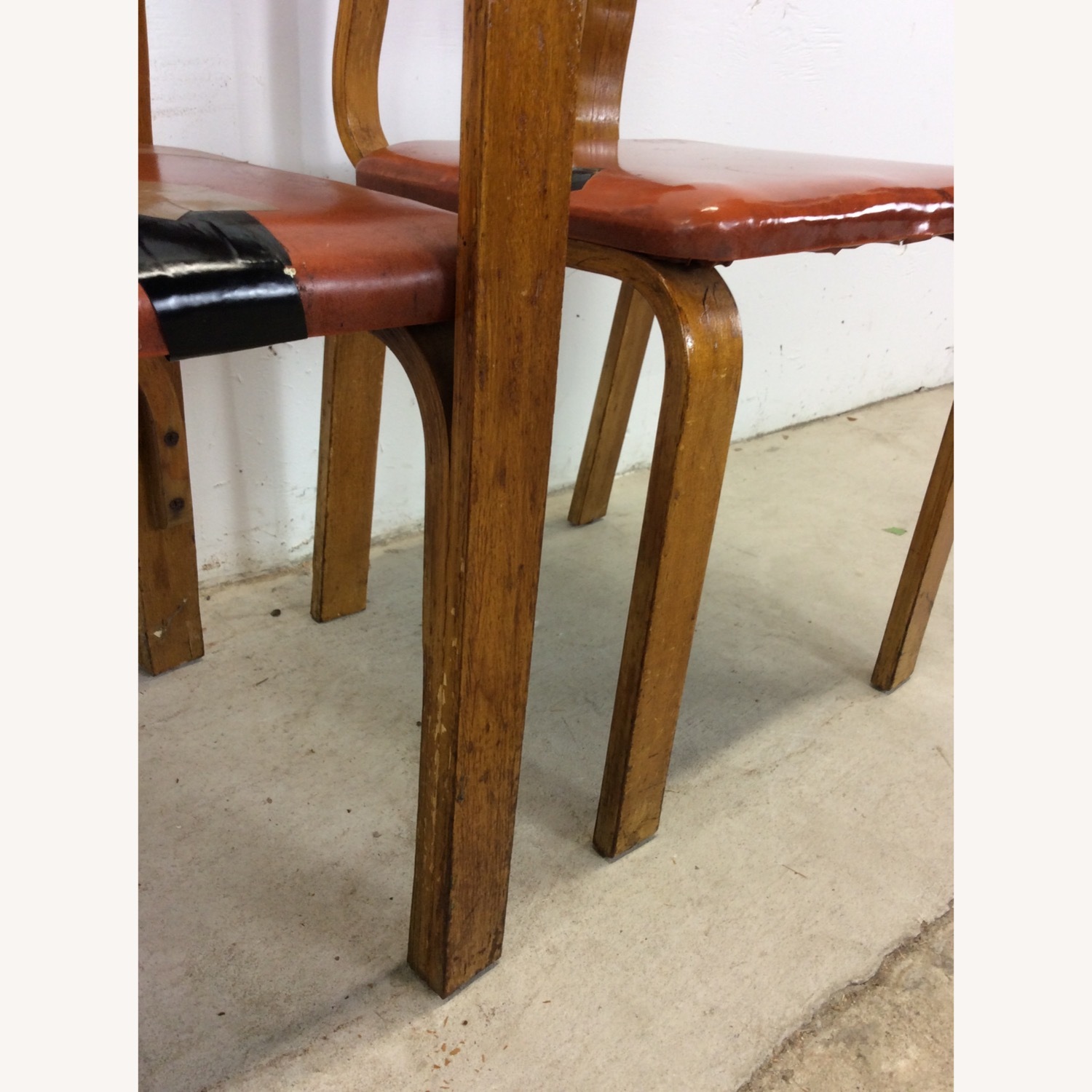 Set of 4 Mid Century Bentwood Dining Chairs - image-10