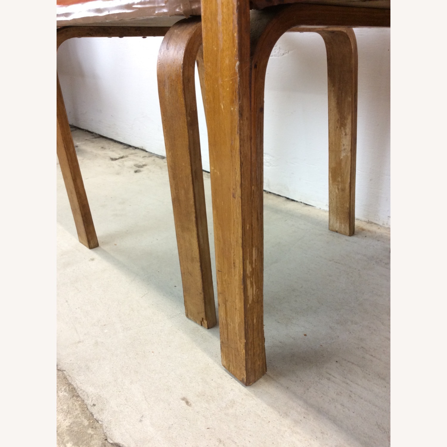 Set of 4 Mid Century Bentwood Dining Chairs - image-9