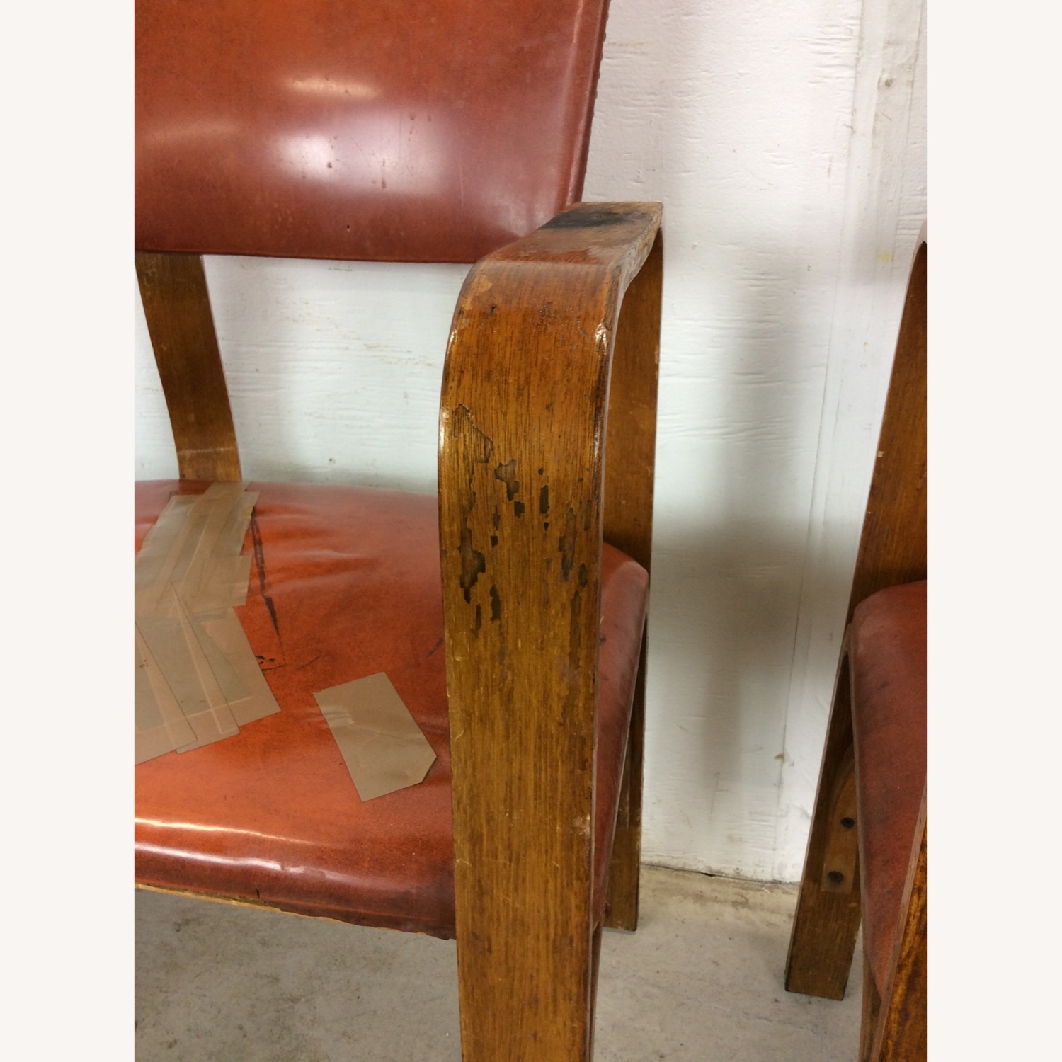 Set of 4 Mid Century Bentwood Dining Chairs - image-11