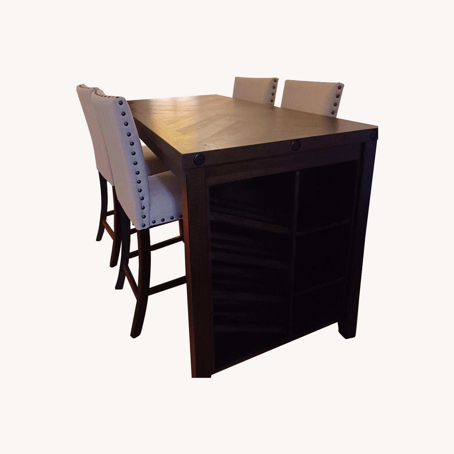 Bob's Furniture 5pc Counter Height Dining Set - image-0