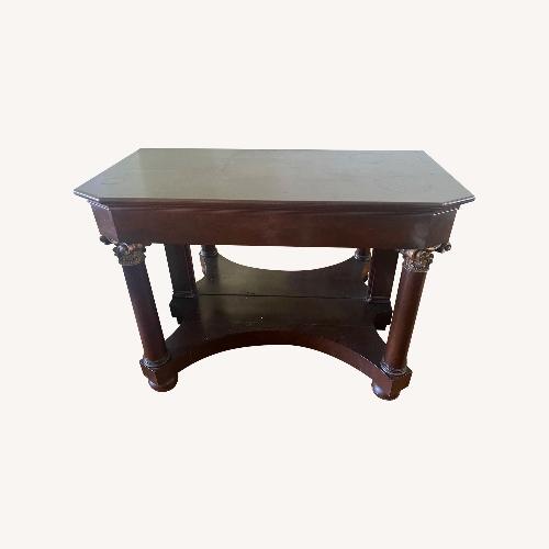 Used Mahogany Pier Table With Mirror for sale on AptDeco