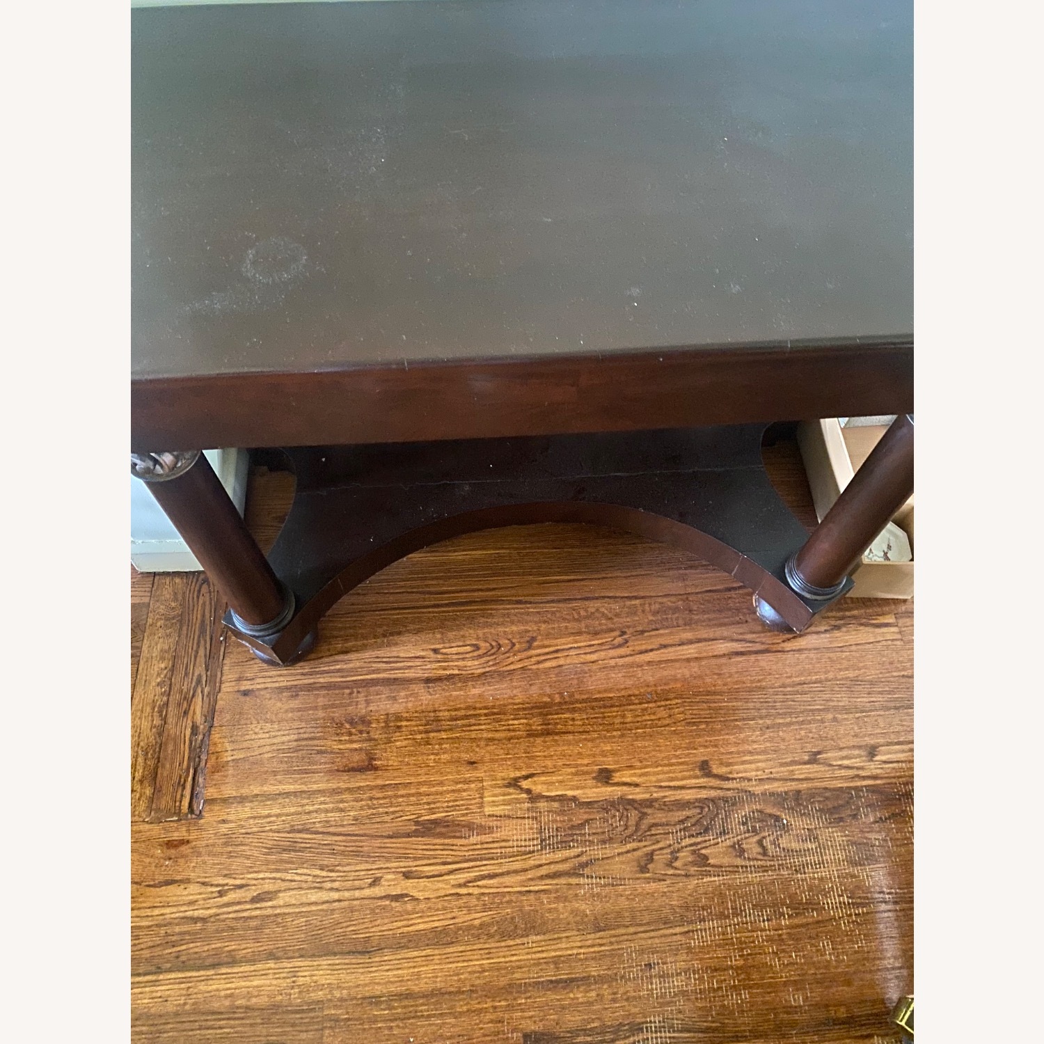 Mahogany Pier Table With Mirror - image-2