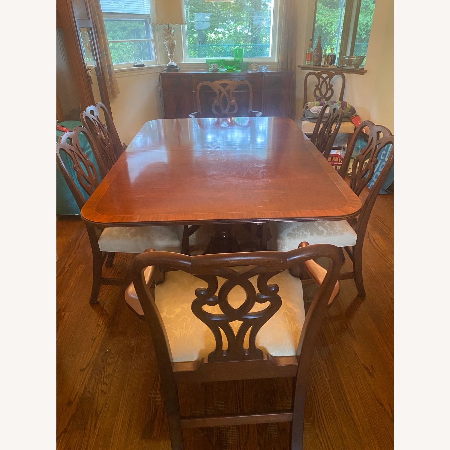 Baker Dining Room Table - with 8 Chairs - image-5