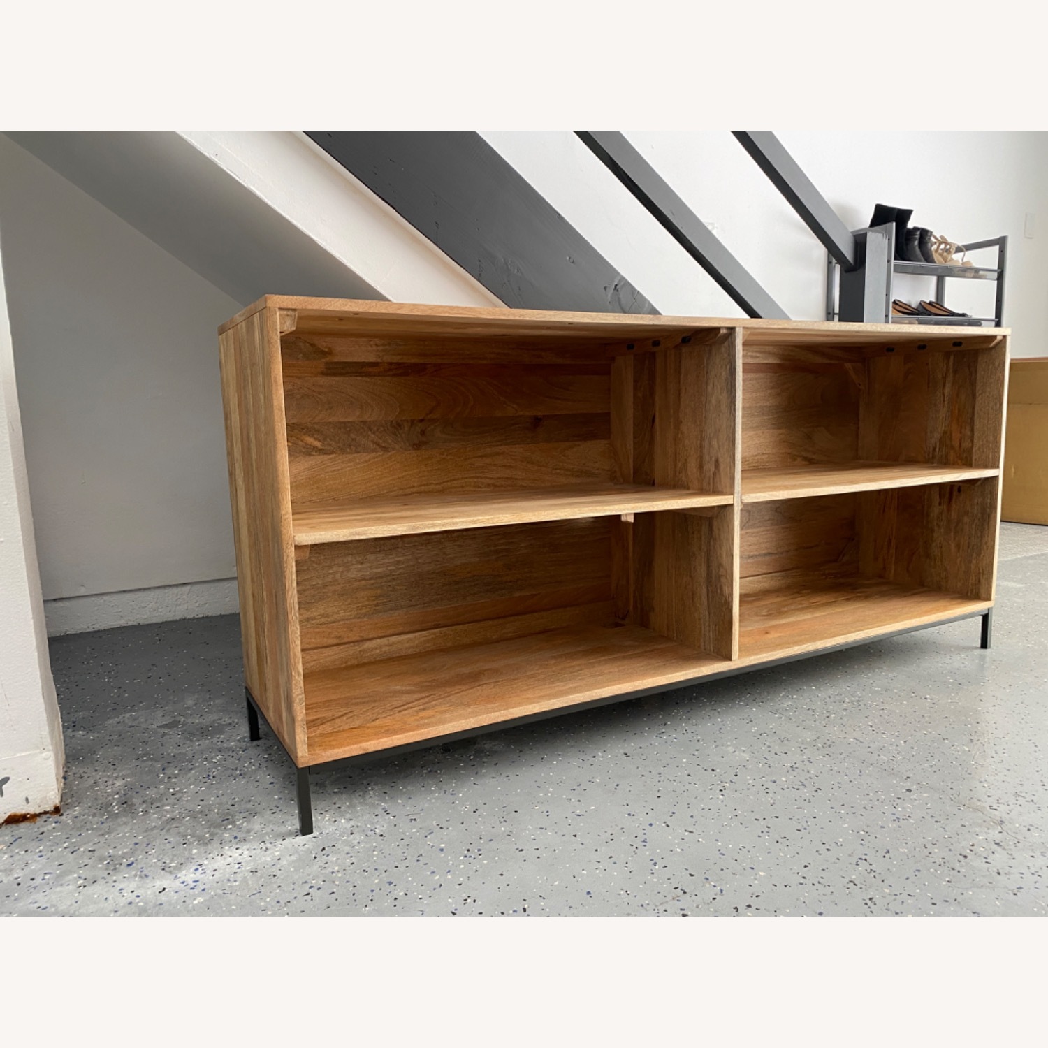 West Elm Industrial Open Storage Bookcase - image-1