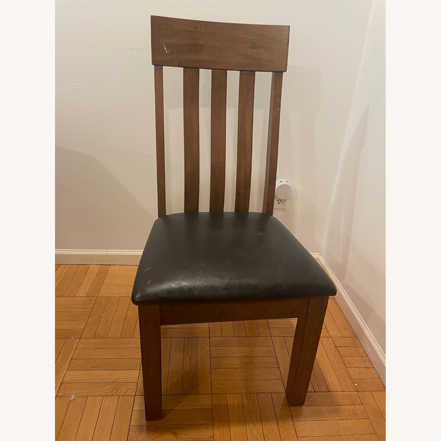 Round Drop Leaf Table with 4 Chairs - image-3