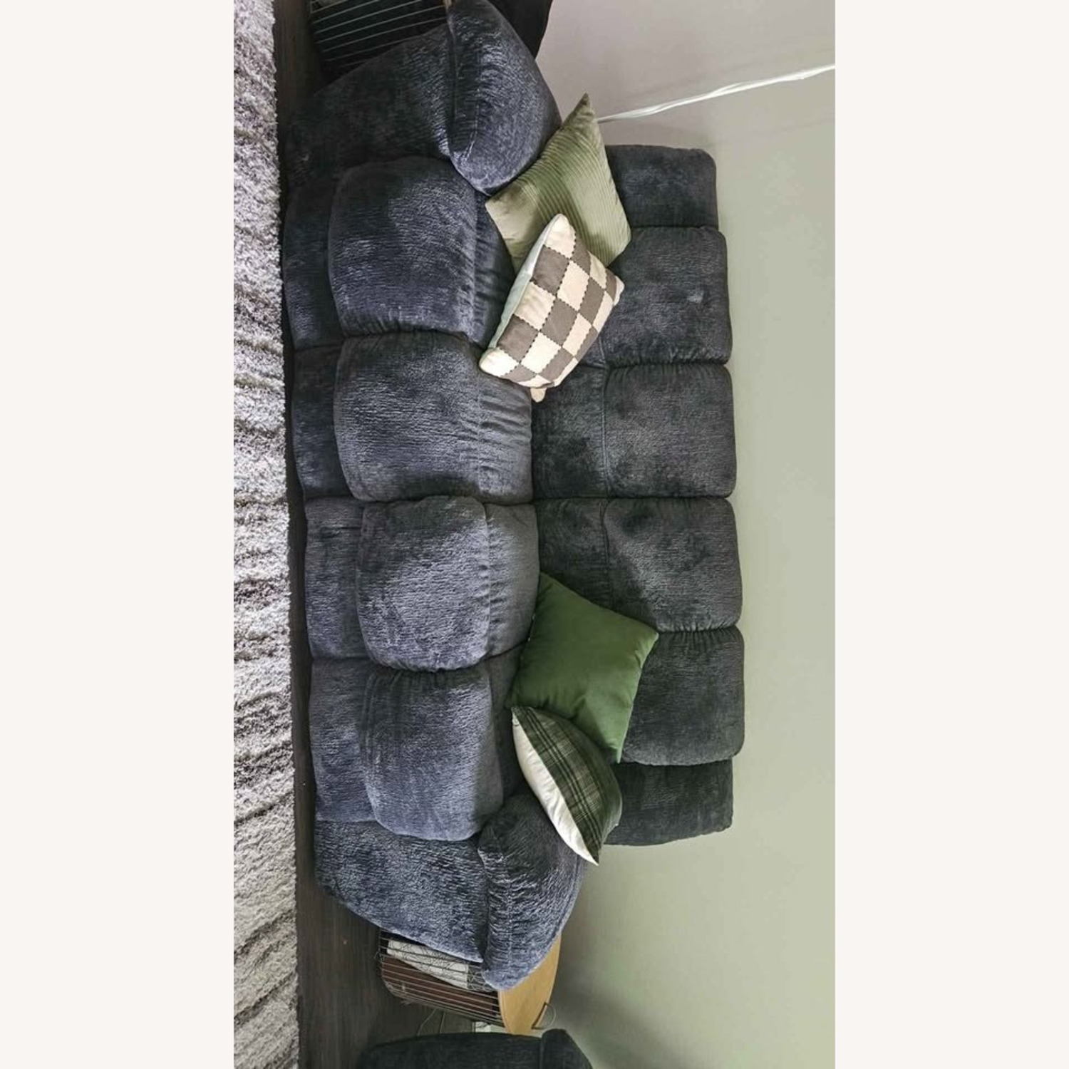 Phelps Charcoal Reclining Sofa - image-1