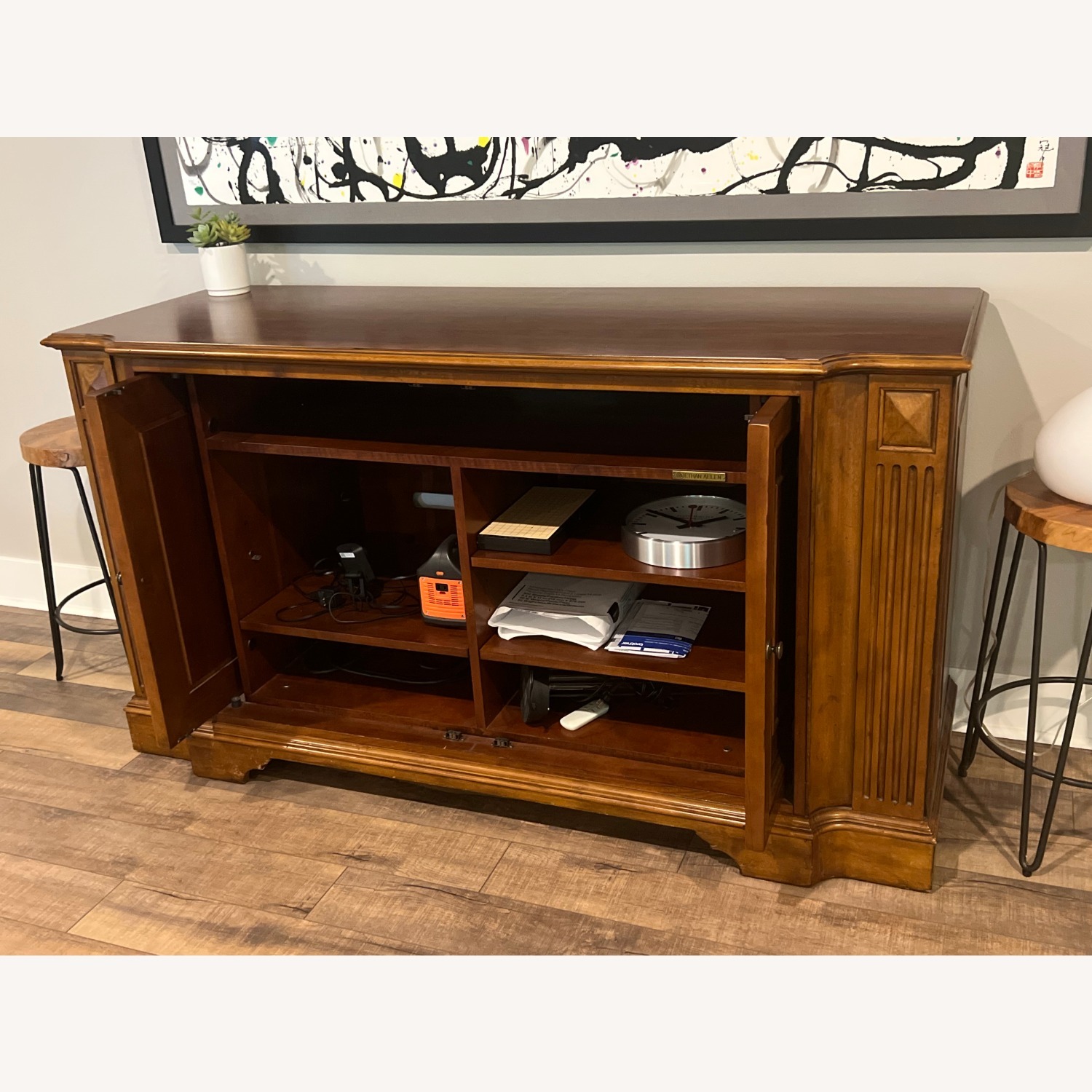 Ethan Allen Media Cabinet - image-3