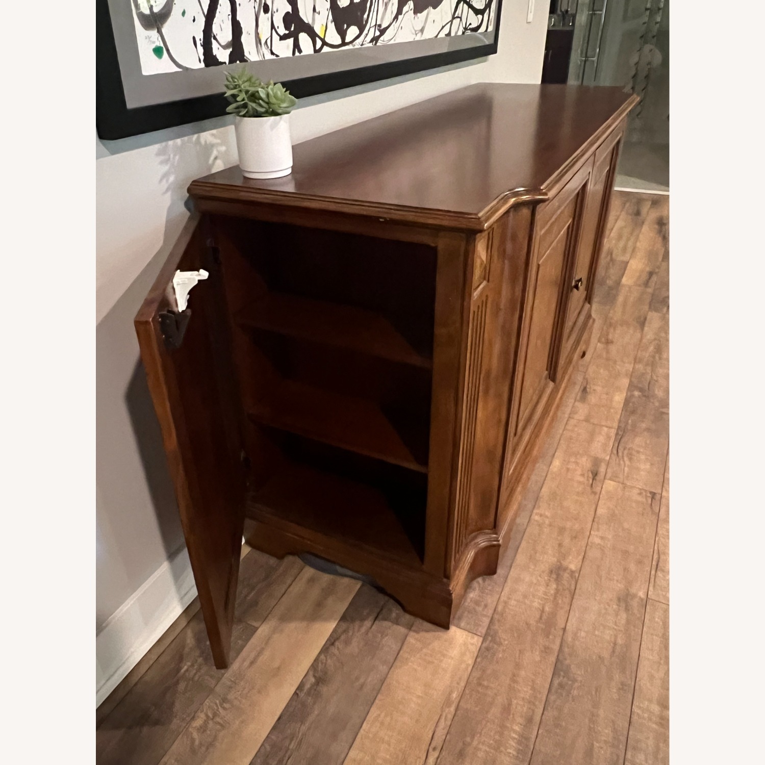 Ethan Allen Media Cabinet - image-2