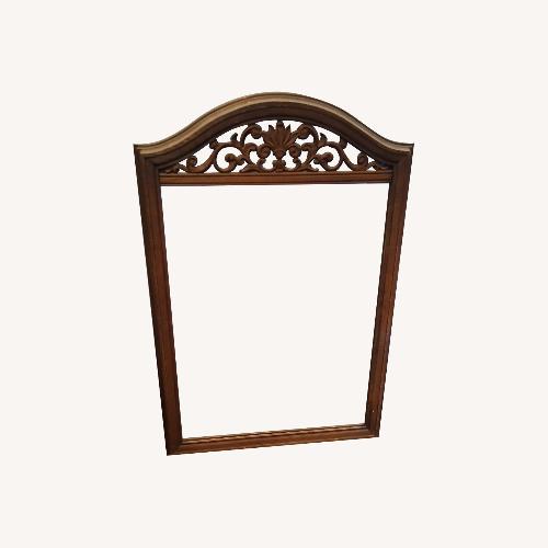 Used Antique Carved Wooden Mirror for sale on AptDeco