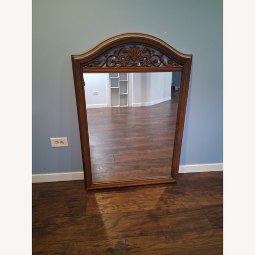 Used Antique Carved Wooden Mirror for sale on AptDeco