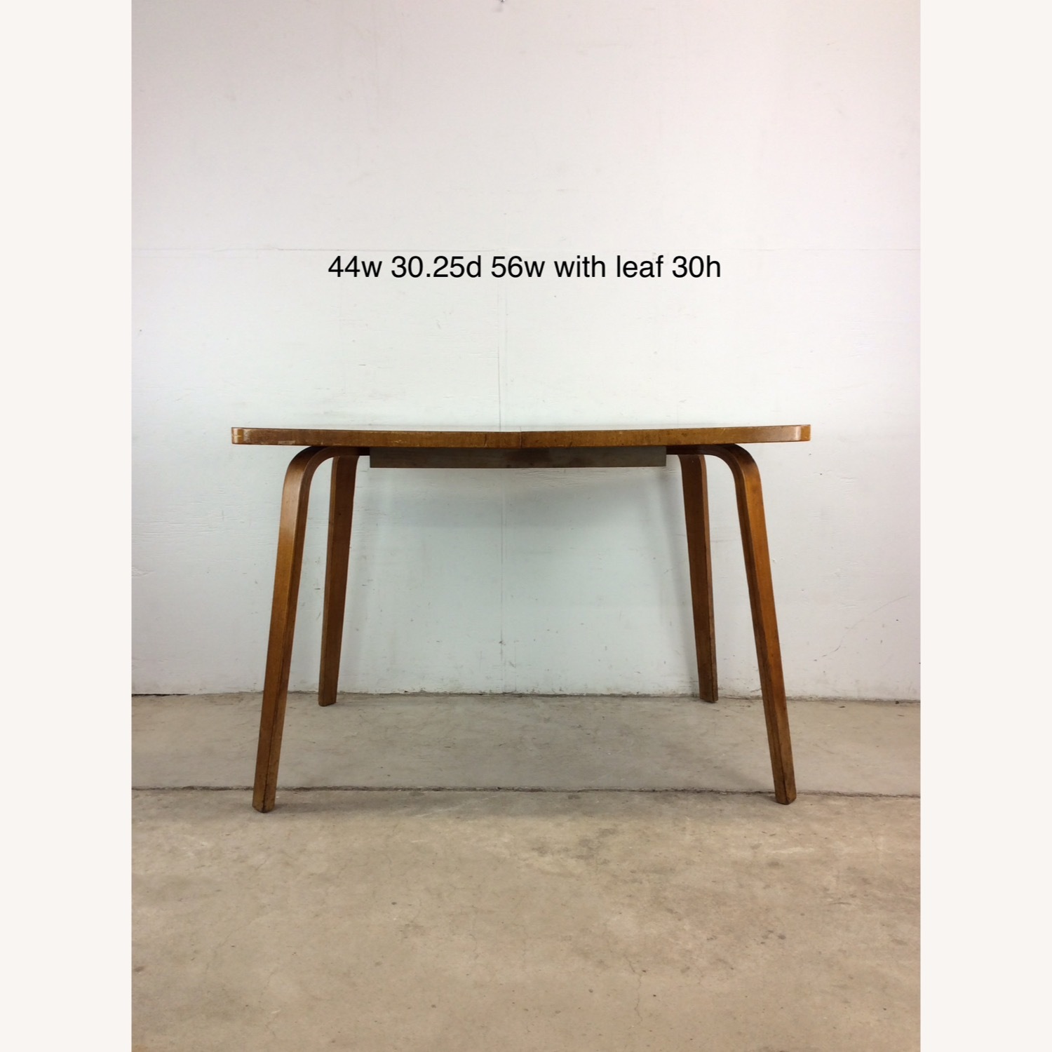Mid Century Kitchen Table with Bentwood Legs - image-24