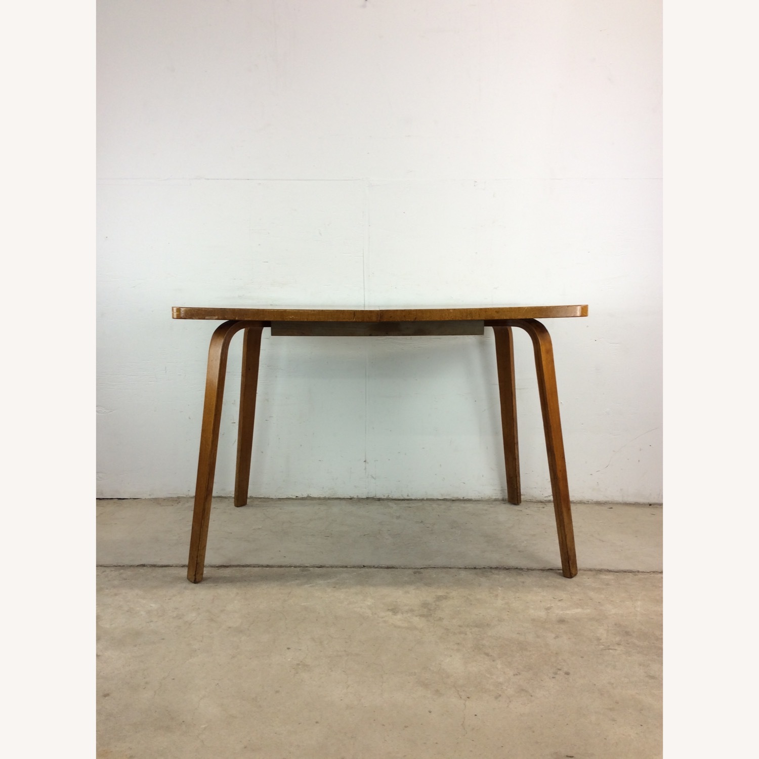 Mid Century Kitchen Table with Bentwood Legs - image-1